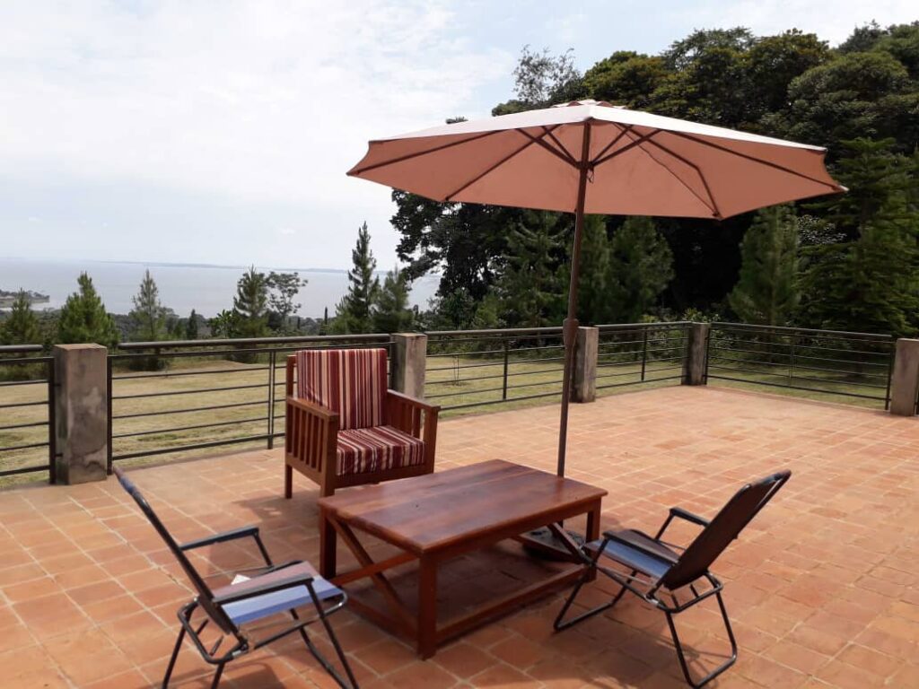 Balcony view from Kawanga Forest Lodge